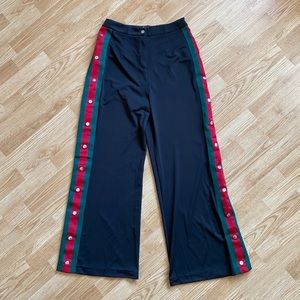 Missguided faux side snap pants, size 8